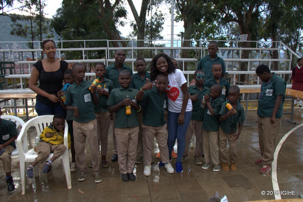 Sherrie Silver with disabled kids