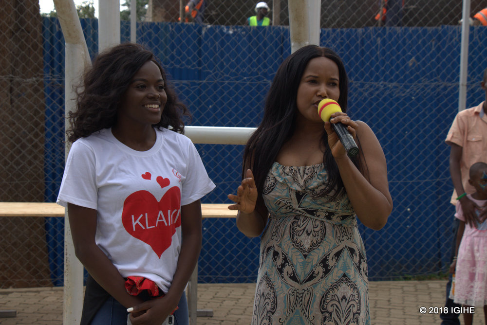 During the celebrations, Sherrie Silver was accompanied by her mother whom she lives with in England.