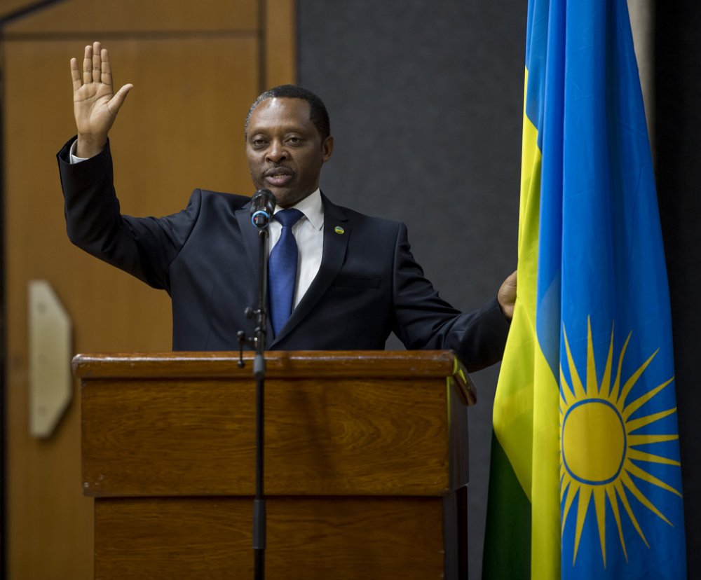 Prof. Anastase Shyaka, the Minister of Local Governance