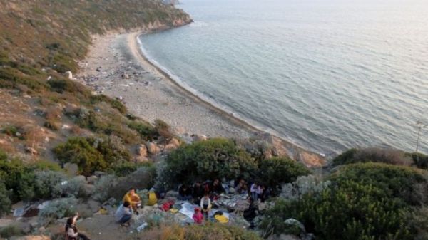 The coast near Bodrum is one transit point for boats heading to Greek islands
