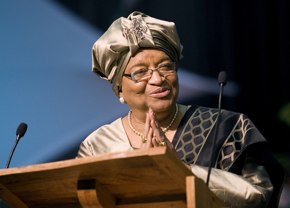 Liberian President, Ellen Johnson Sirleaf