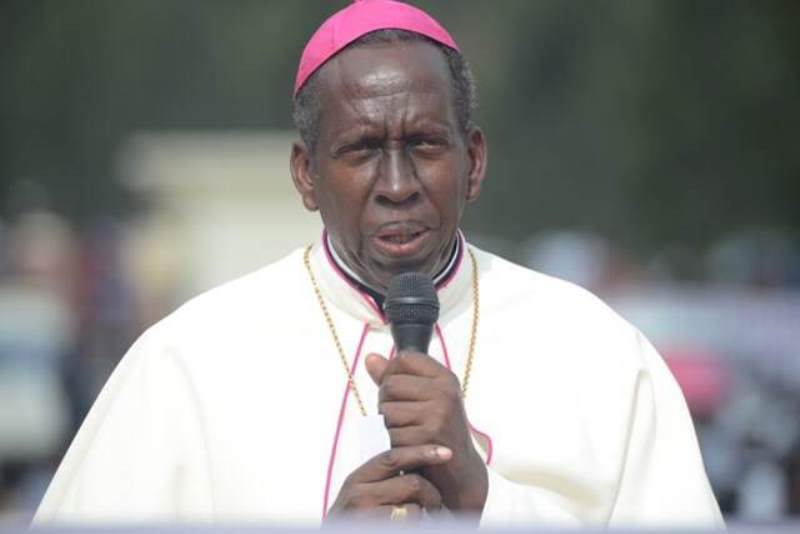 The bishop of Kagbayi diocese, Smaragde Mbonyintege has said that they can’t celebrate the jubilee of priests convicted of genocide crimes.