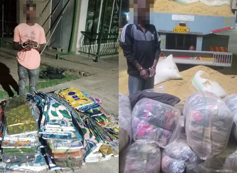 The two smugglers were arrested in Rusizi. 