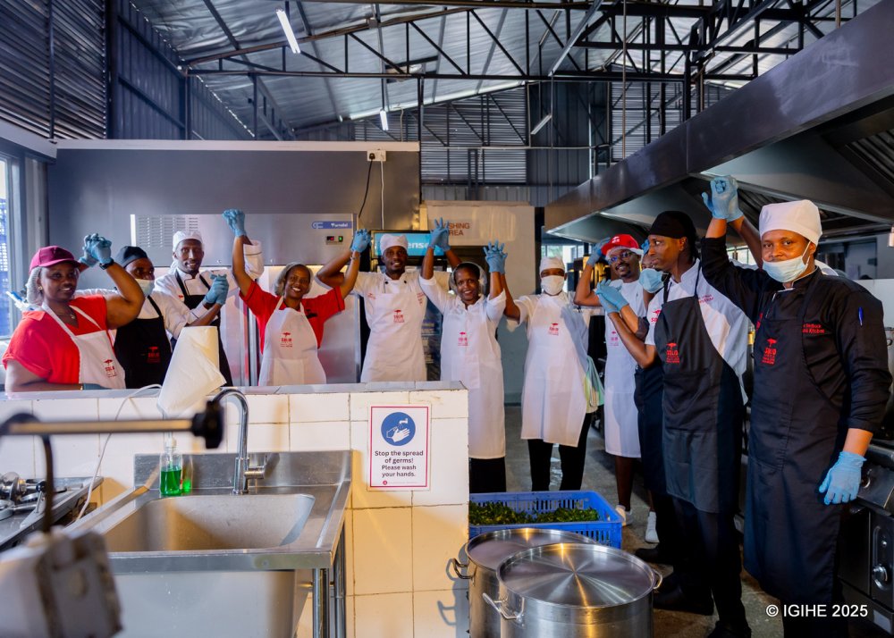 Solid'Africa has a modern kitchen at CHUK.