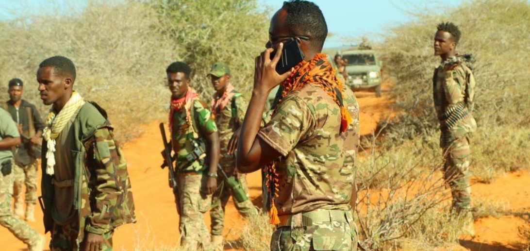 Members of the Somali army during a past operation. Somalia has confirmed that its security forces killed over 130 al-Shabaab militants following fierce fighting in the southern region of the country on Wednesday.