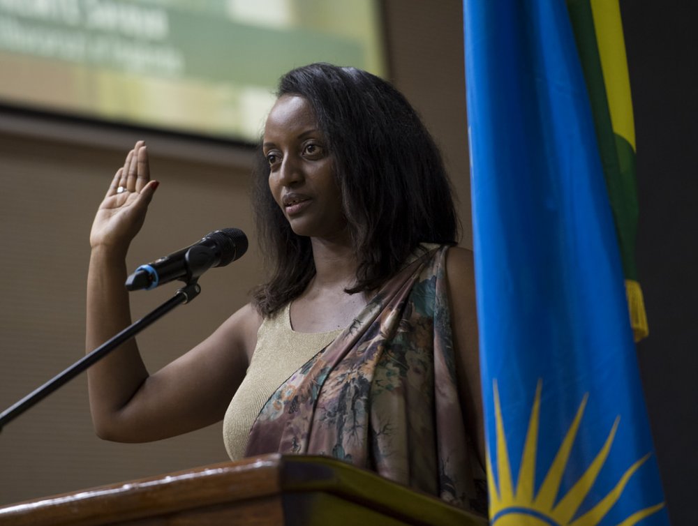 Soraya Hakuziyaremye, the Minister of Trade and Industry