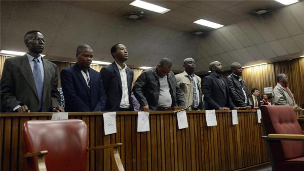 Video footage showed Macia being manhandled then handcuffed to the back of a police van and dragged hundreds of metres
