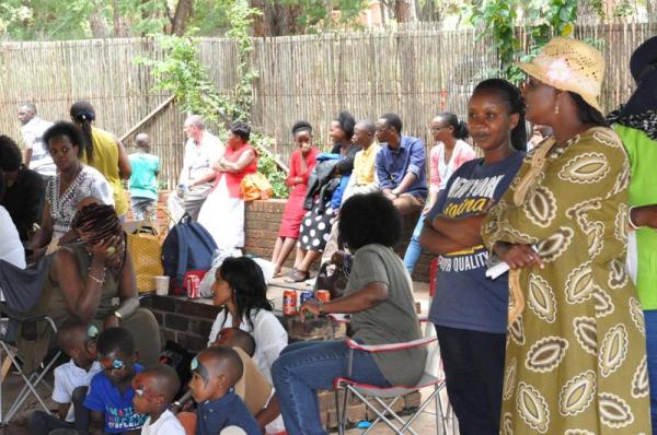 Various perfomances depicting Rwandan culture were attended in mass during trhe celebration of family day