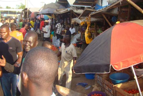 Traders in Konyokonyo, another market is Juba.