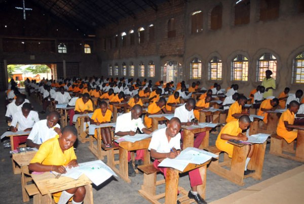 S4 students sit for their past exam.