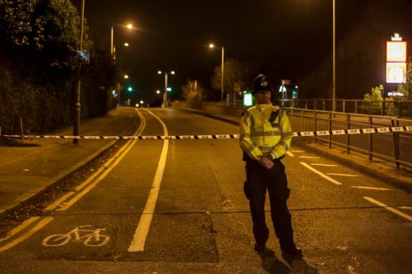 A man was stabbed close to West Ruislip tube station during Monday evening rush hour