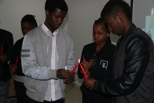 Rwandan students in China lighting the flame of hope.