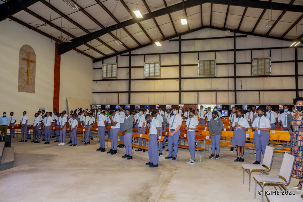 Learners attended their colleagues' graduation.  