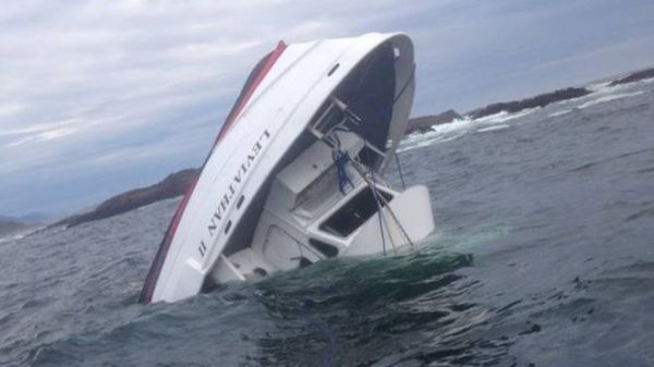 Boats from a nearby First Nation community were the first to reach the Leviathan II