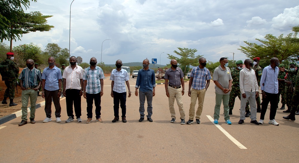 Eleven FLN combatants have been repatriated to Rwanda.  