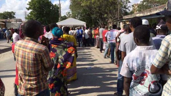 Tanzanians going to poll