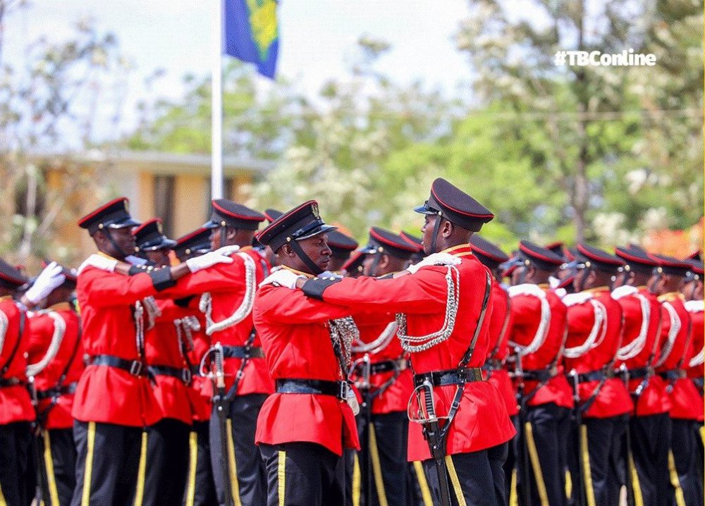 The pass out ceremony took place at TMA in Arusha.  
