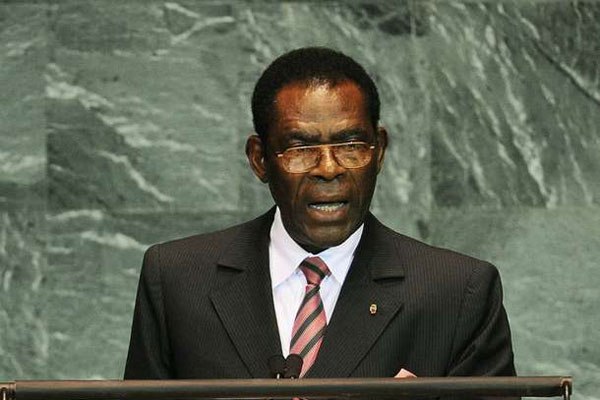 Teodoro Obiang Nguema Mbasogo, President of Equatorial Guinea, speaks during the United Nations General Assembly at UN headquarters in New York on September 23, 2009. He will be seeking to extend his 37-year rule during Sunday's Equatorial Guinea polls.