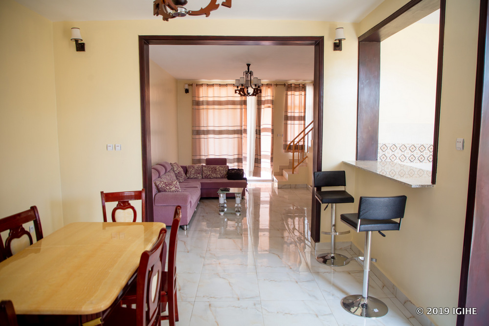 The dining room