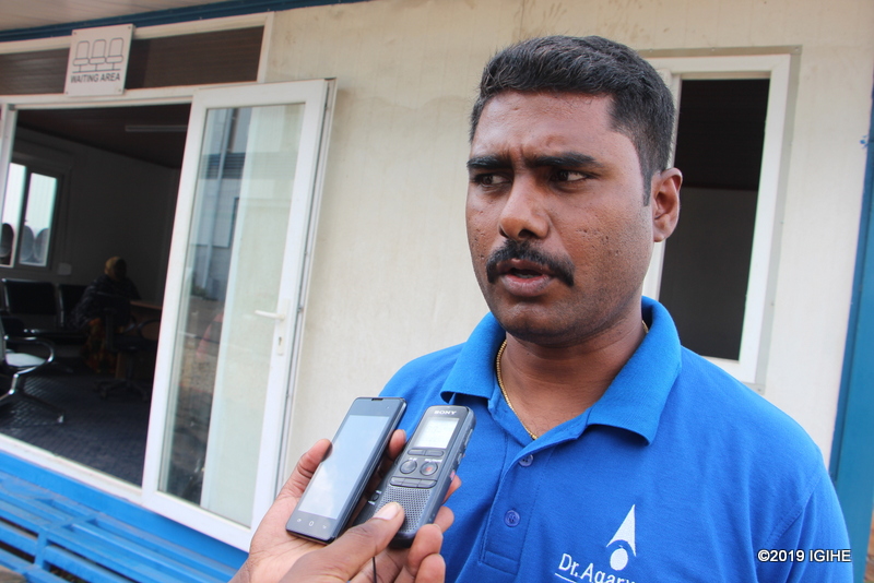 The Director of Dr. Agarwal’s Eye Hospital in Rwanda, Kanagaraj