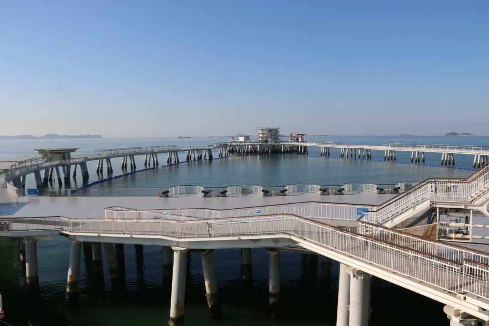 The view from Yantai’s Marine Star Pier, where landlocked travelers meet the vast Yellow Sea