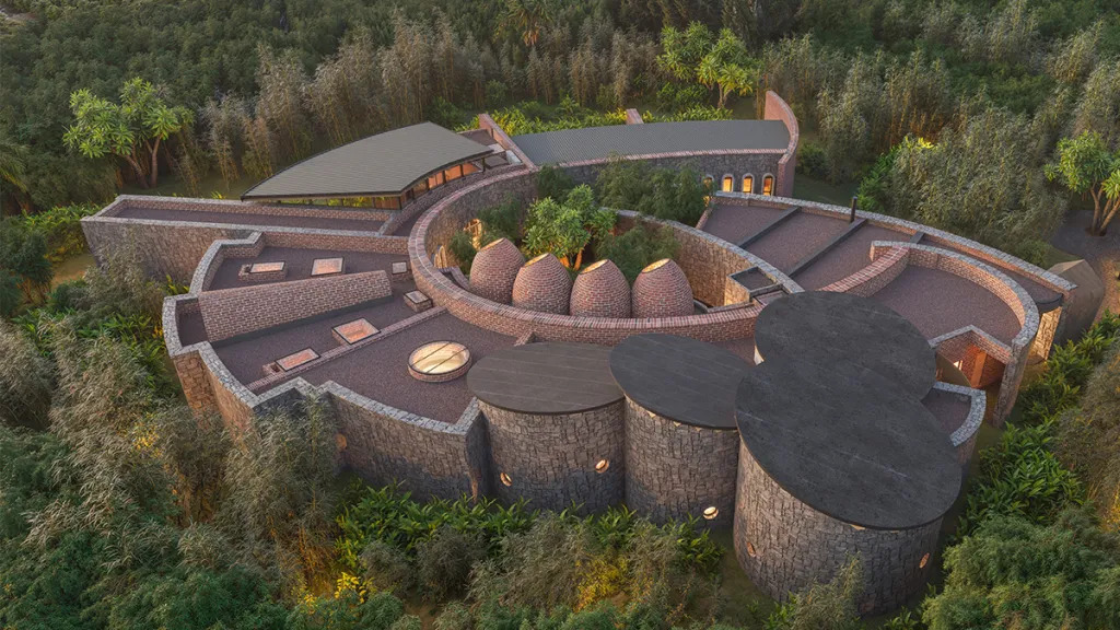 The lodge says the design prioritises stillness and restoration, with natural materials, quiet soundscapes, and minimal distractions from the surrounding environment.