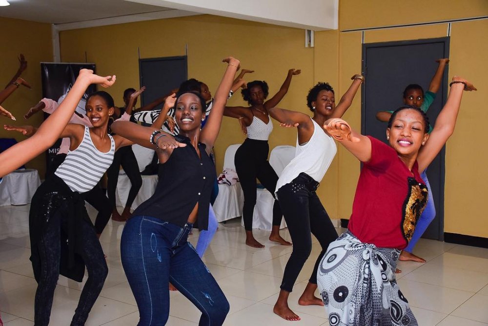 They are trained the Rwandan traditional dances styles