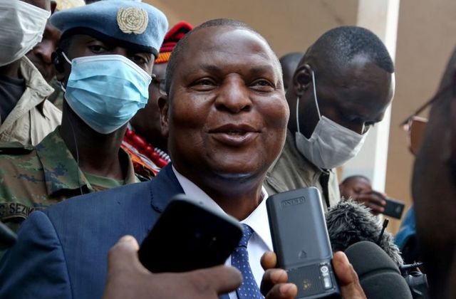 President Touadera has won elections:  Photo Reuters
