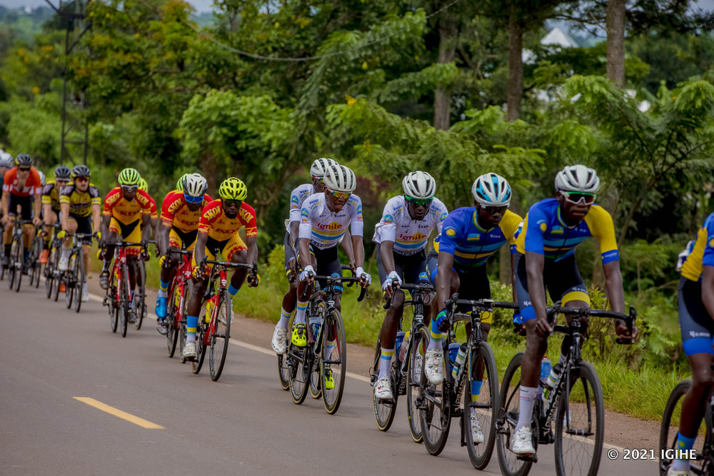 Racers during the recently concluded Tour du Rwanda 2021.  