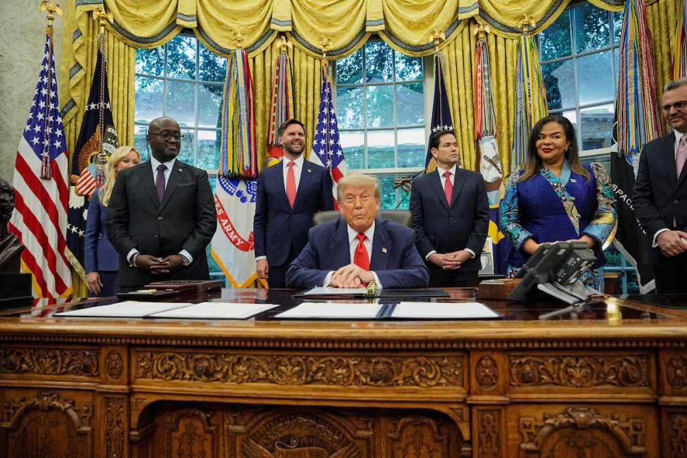 President Donald Trump on Friday joined foreign ministers from Rwanda and the Democratic Republic of the Congo (DRC) at the White House to mark the signing of a historic peace agreement aimed at ending over three decades of conflict in the Great Lakes region.