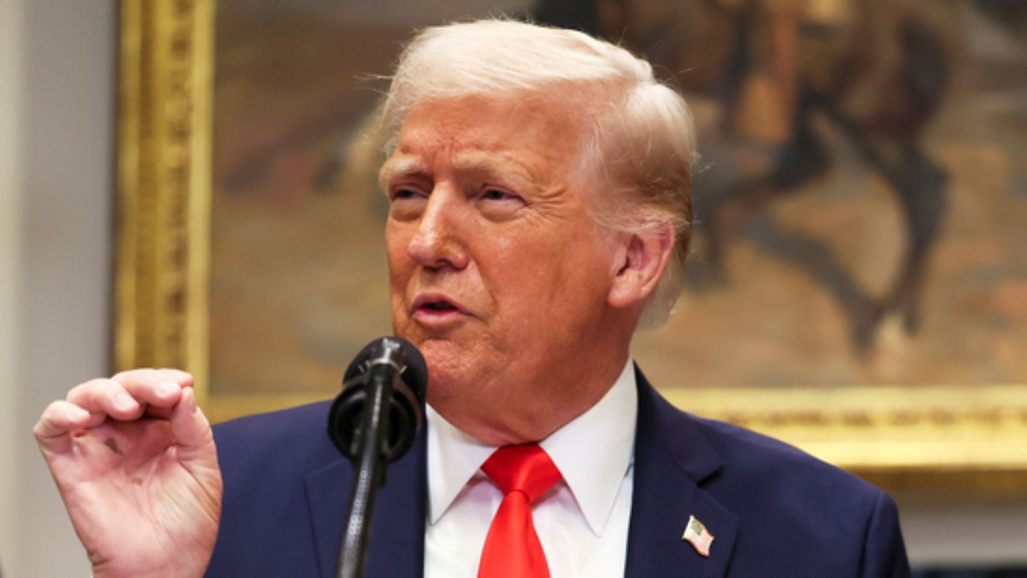 President Donald Trump signalled a potential softening in the ongoing trade standoff with China on Tuesday, hinting that the punishing tariffs levied on Chinese imports may soon be rolled back.