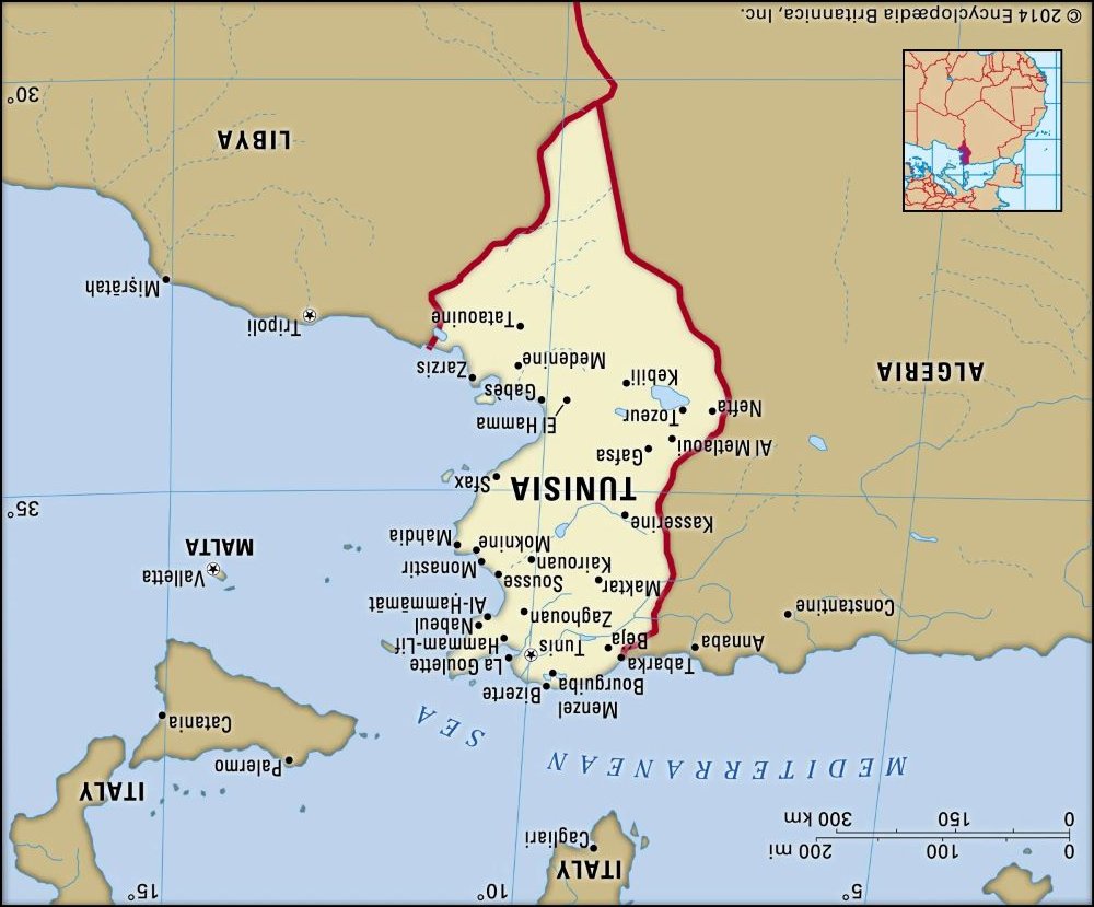 The incident happened in Tunis, the capital of Tunisia