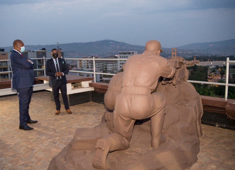 On his first day in Rwanda, Touadéra also visited the Campaign Against Genocide Museum located at the Parliament Building in Kimihurura. 
