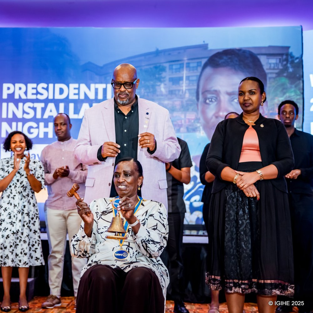 Joy Mukanyange was elected to serve as the President of Rotary Club Kigali Seniors for the upcoming one-year term.