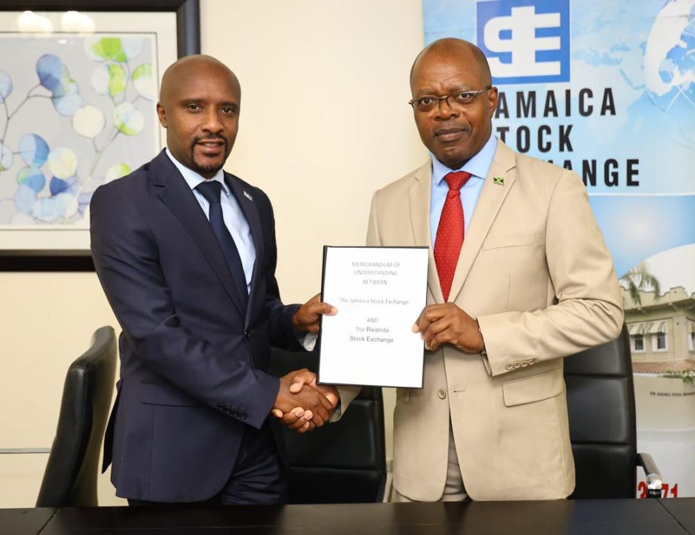 Rwanda and Jamaica stock exchanges have signed MoU to advance market development.