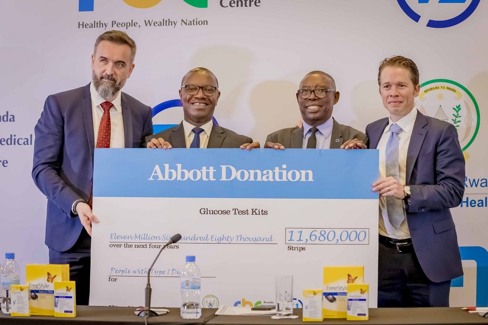 ABBOTT donates 12 million glucose test kits to diabetes patients in Rwanda