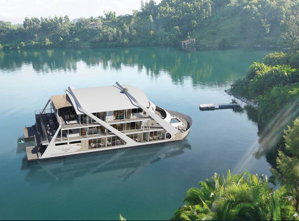 Mantis Kivu Queen Uburanga will be the first boat hotel to sail on Lake Kivu. 