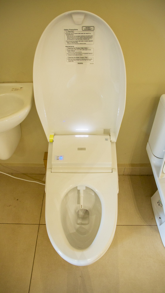 These toilets work with movement detection, and can clean both the sitting area and the inside of it automatically.