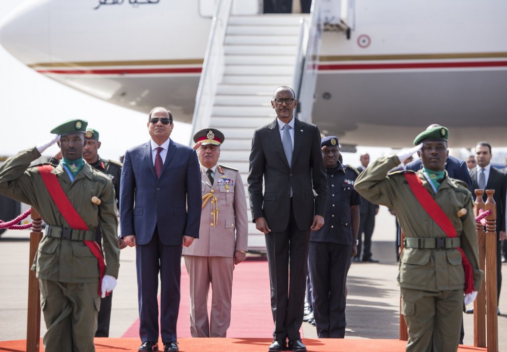 President Paul Kagame has delivered a message of encouragement to his successor at the helm of AU chairmanship, President Abdel Fattah el-Sisi