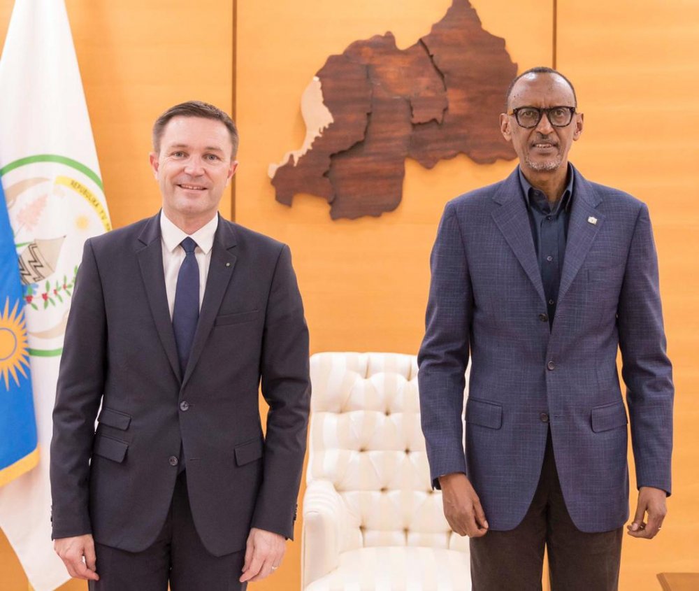 President Paul Kagame received UCI President Lappartient yesterday.