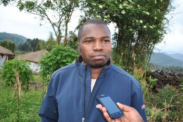 Havugimana Jean Bosco, the chief guide at Iby'Iwacu Cultural Village.