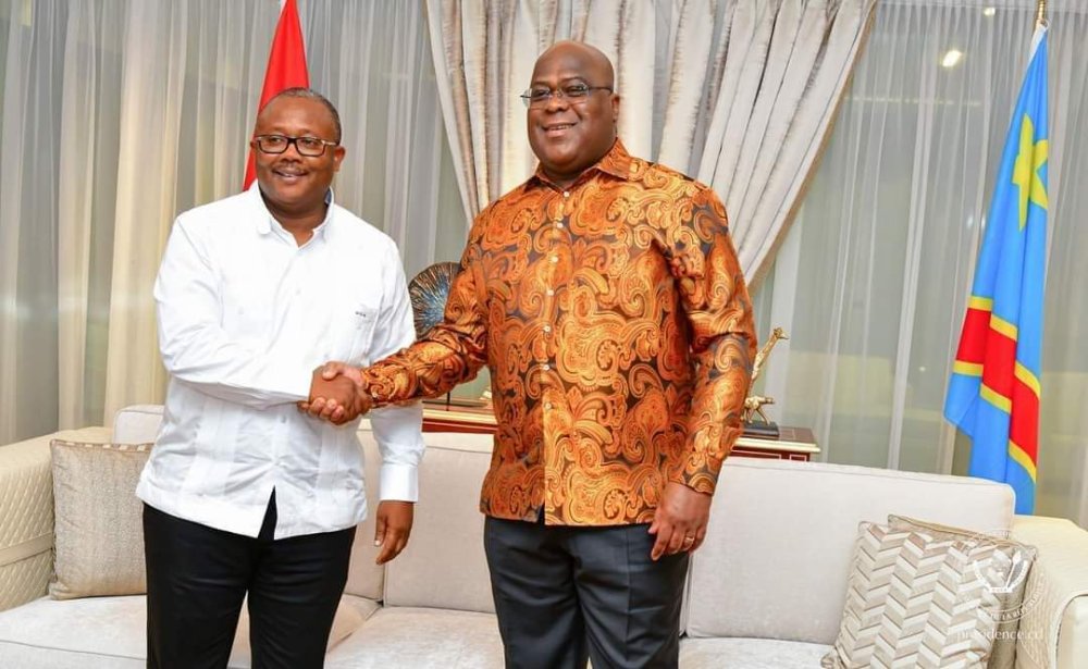 President Embaló also met with DRC President