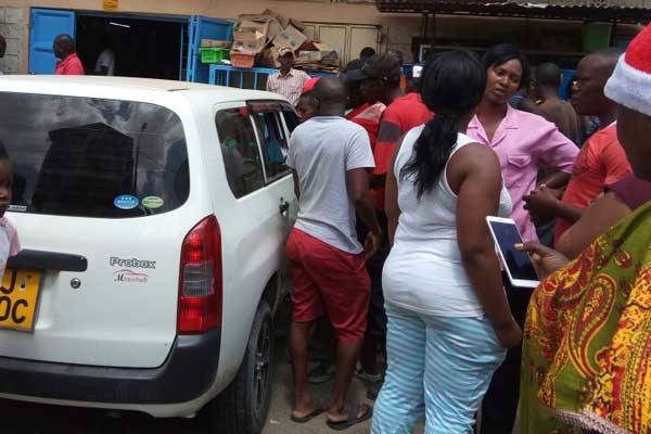 A KDF soldier was found dead in a car in Umoja estate, Nairobi, on December 31, 2016.
