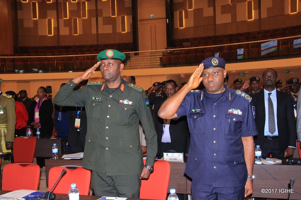 Major General Jacques Musemakweli and IGP Gasana Emmanuel attended the meeting.