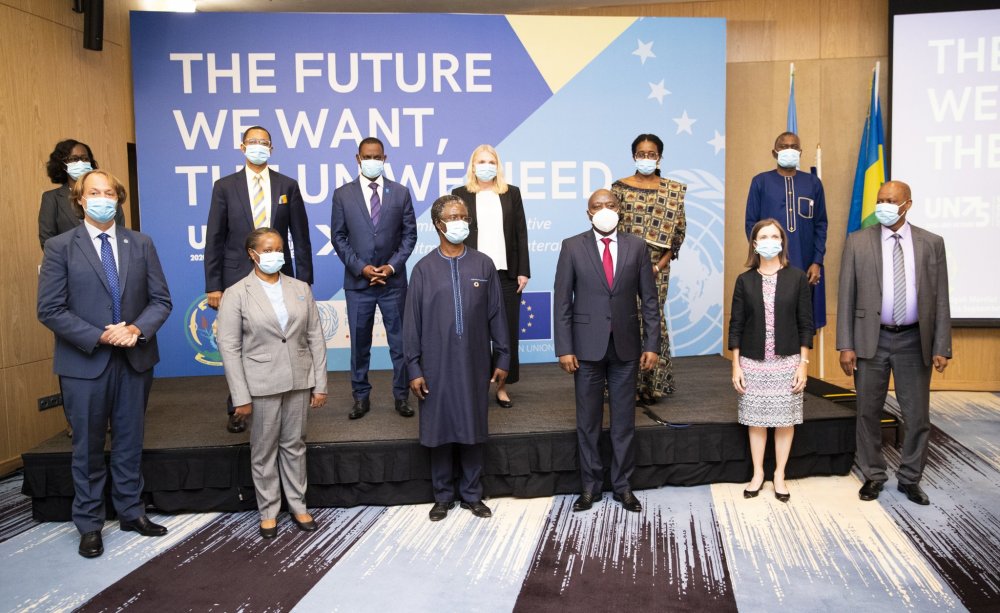 The UN anniversary celebrations were attended by various officials