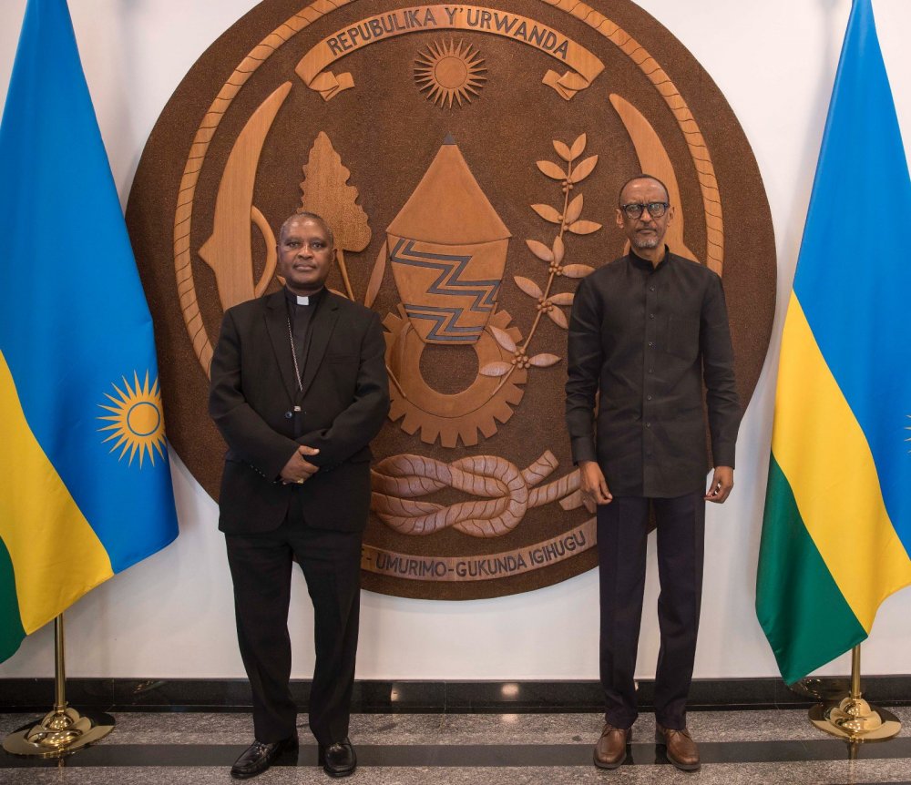 President Paul Kagame has today received His Eminence Antoine Cardinal Kambanda, the Archbishop of Kigali at Village Urugwiro.
