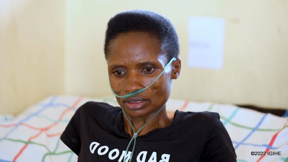 Séphora Uwingeneye has also spent a year and half at the hospital. 