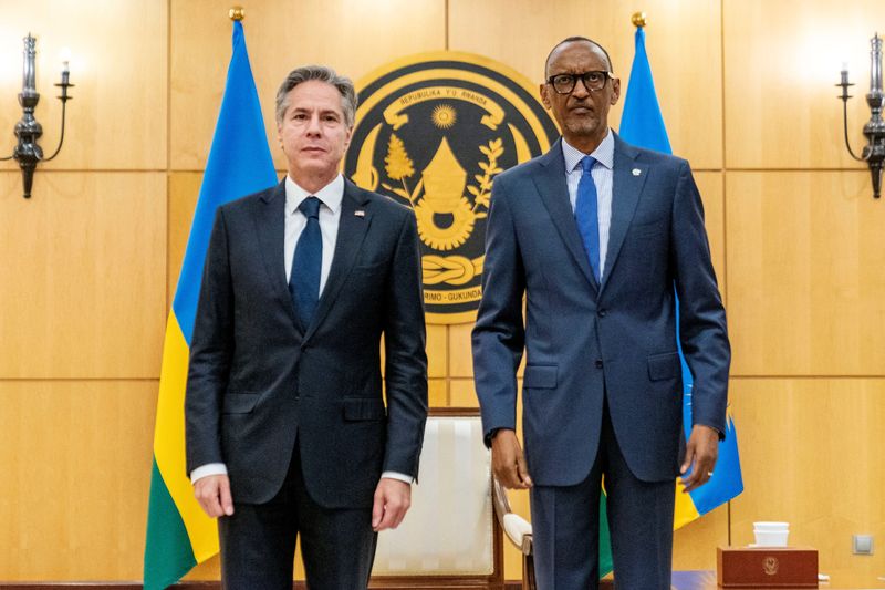 Antony Blinken, US State Secretary flew to Kigali where he held talks with President Kagame.