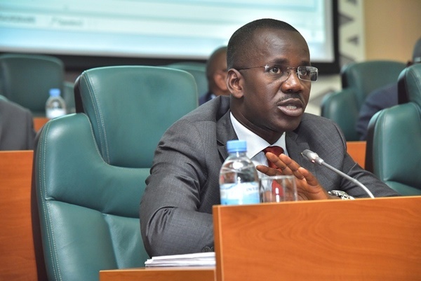 The Minister of State in charge of Constitutional and Legal Affairs in the Ministry of Justice, Hon. Evode Uwizeyimana.
