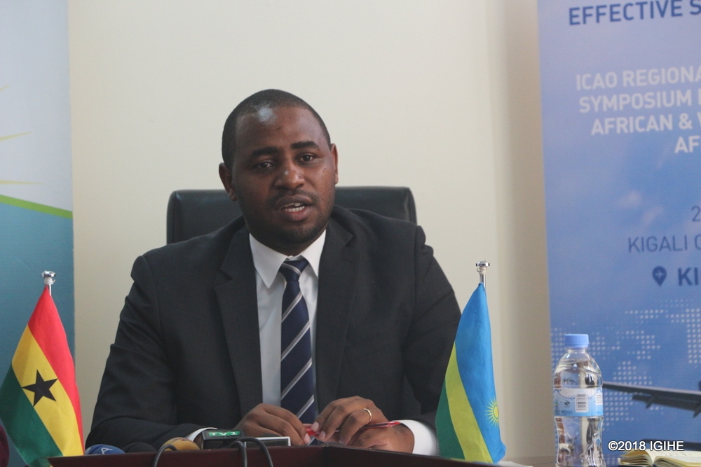State Minister for Transport in the Ministry of Infrastructure, Jean de Dieu Uwihanganye 